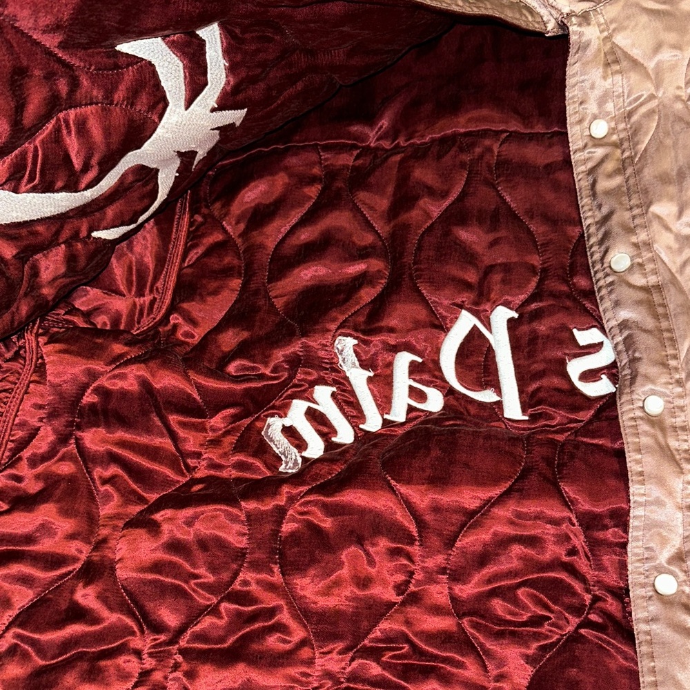 Quilted satin palm angels jacket - Picture 7 of 10